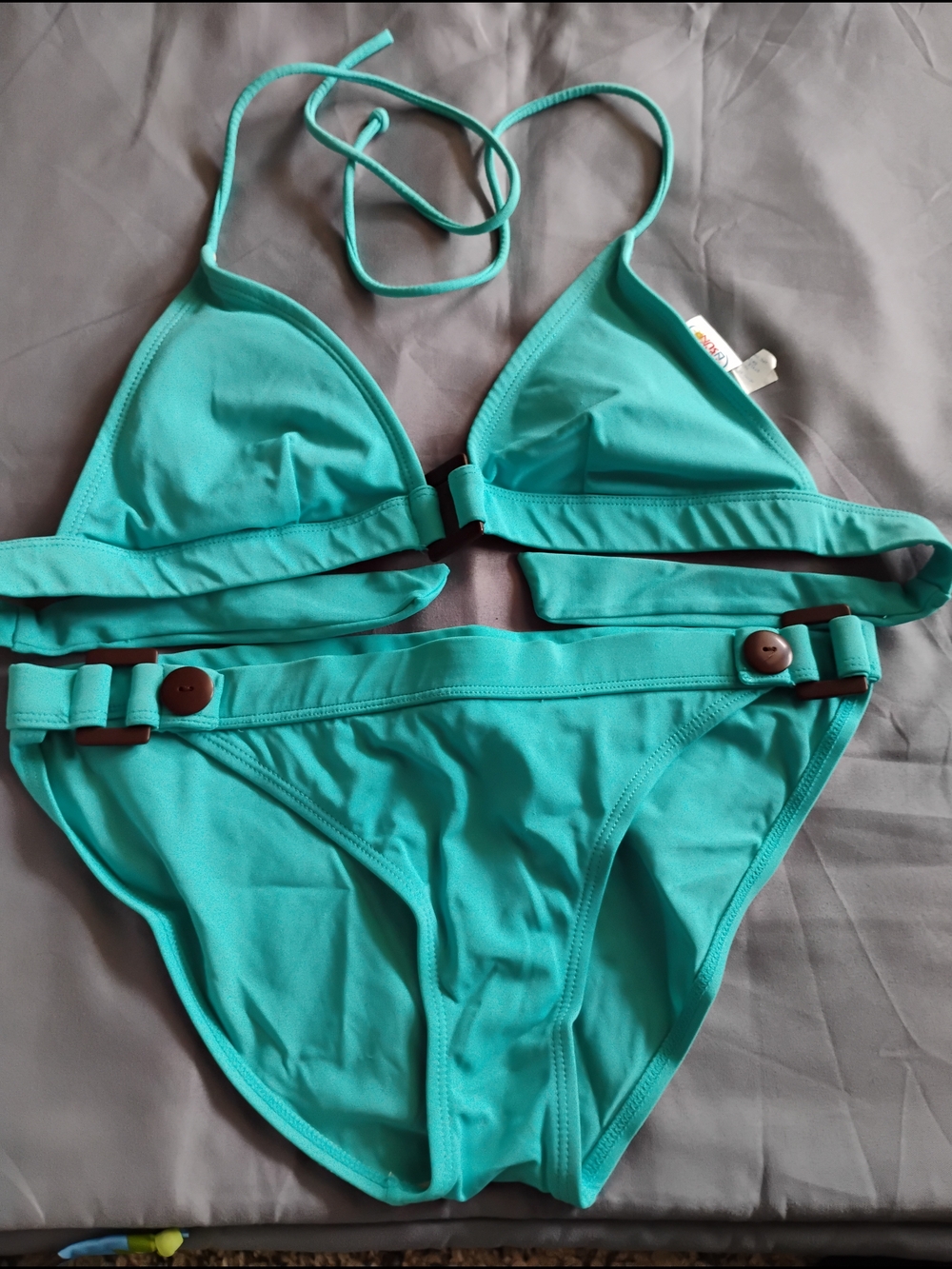 Sand N Sun Turquoise Women's Two-Piece Bikini Swim Set